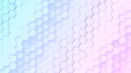 satisfying gradient soft color abstract background 3d illustration. Can be used to represent futuristic gamer backdrop pattern, girl stream background or technology geometric surface