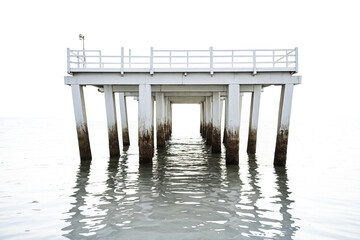 Canvas Print - Pier Over Water