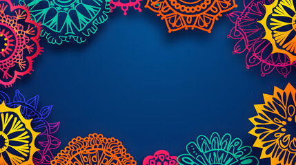 Wall Mural - vector. web banner, poster, cover, splash screen, social media with place to place your text. perfor