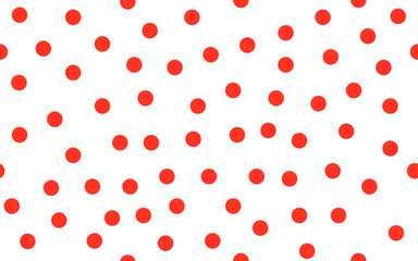 colorful red circle dot doodle seamless pattern creative trendy minimalist retro style geomatric art