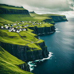 Wall Mural - Picturesque Faroe Islands