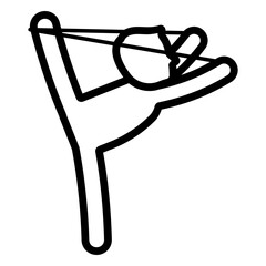 Sticker - rhythmic gymnastics