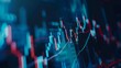 © daniel - Closeup of financial chart with uptrend line