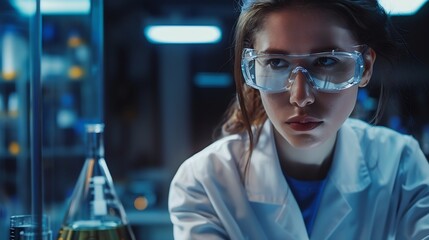 Aufkleber - female scientists in the laboratory and dedication but also a reminder of the importance of diversity and representation in shaping the future of science and technology : Generative AI