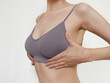 © Vinifera Art - close up of female breast. Woman breast or natural tits in lingerie. Plastic surgery. breast lift breast augmentation Mammoplasty breast implant surgery concept