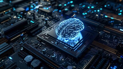 Poster - concept  The motherboard in the picture is Brain Technology RAM Gaming This motherboard has chipset and supports 12th Core processors Generate AI : Generative AI