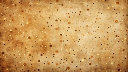 Wall Mural - Rustic vintage background featuring a speckled gritty overlay texture with random dots, flecks, and particles, reminiscent of worn kraft paper with a distressed grunge grain.