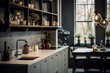 © CojanAI - Interior of a nordic style kitchen