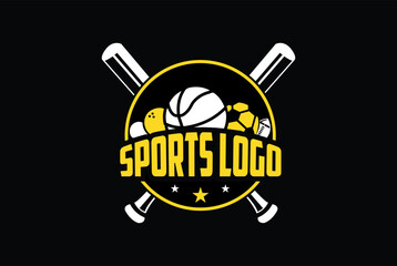 Wall Mural - All sport logo vector graphic for any business especially for sport team, club, community.	