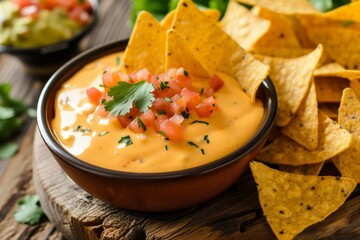 Sticker - Picture of nachos and spicy cheese sauce