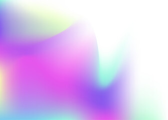 Wall Mural - holographic texture. blur image. hologram gradient. vibrant fluid. purple pop background. abstract g