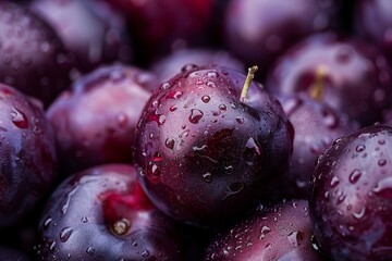 Wall Mural - Damson Plum background