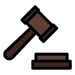 Sticker - law icon 