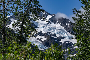 Wall Mural - Byron Glacier, Portage Lake, Chugach National Forest, Alaska. Begich, Boggs Visitor Center
