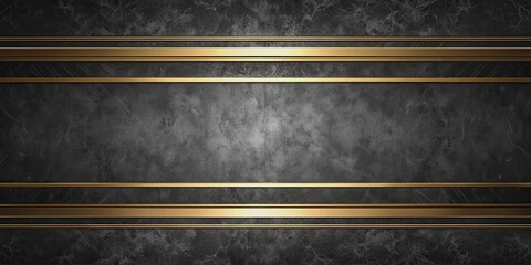 Wall Mural - Luxurious black background with grunge texture and golden lines , luxury, background, black, grunge, texture, golden