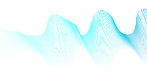 Vector Abstract blue digital blend wave lines and technology background. Modern blue flowing wave lines and glowing moving lines. Futuristic technology and sound wave lines background.