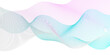 © MdLothfor - Abstract pink, white light blend paper wave line. abstract gradient and white wave curve creative technology flowing particles lines background. Modern flowing wave lines glowing moving sound.