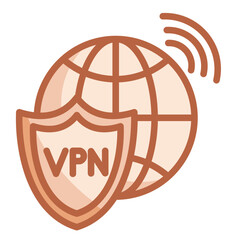 Canvas Print - Vpn Icon