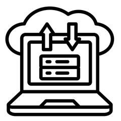 Poster - Web Hosting Icon