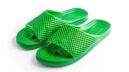 Green Summer Slippers