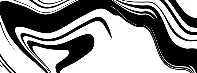 Wall Mural - Abstract black and white marble grunge texture background.