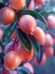 Sticker - berries on a branch