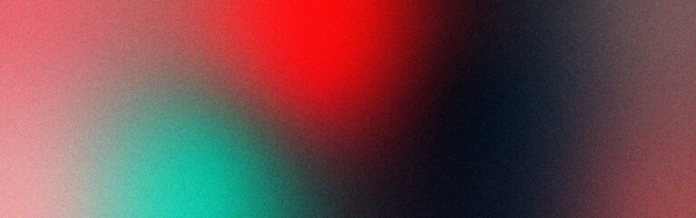 Aufkleber - Maroon Teal grey brown, color gradient rough abstract background. Grainy noisy gradient Red and green, black color. Grainy noise texture, backdrop for product presentation