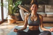 © YURIMA - Enhance peace and relaxation in your space with a calming yoga practice focused on postures, balance, and mindfulness. Dive into this serene exercise for a tranquil home meditation experience