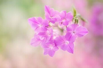 Pink larkspur flower bokeh background, AI Generated