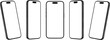 © Mockupia - Smartphone Transparent PNG Image, Blank template for mockup