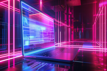 Aufkleber - Cloud computing transfer big data on internet. futuristic digital technology .