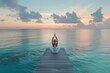 © YURIMA - Awaken to the morning with a tranquil sunrise yoga session by the water. Connect with nature, cultivate mindfulness, and start the day with peace and balance for a harmonious journey ahead