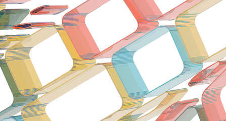 Poster - Abstract Geometric backgrounds full Color