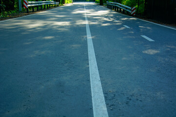 Road, route, carriageway, path, road markings, travel, transport, crossing terrain