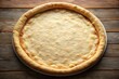 © Jason - blank empty baked pizza crust on table in a plate