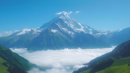 Poster - winter mountain landscape