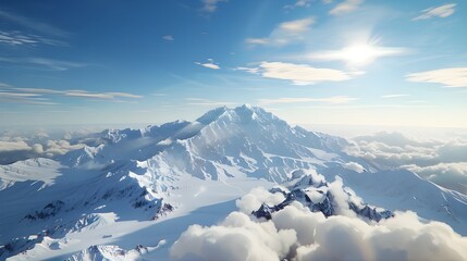 Poster - winter mountain landscape