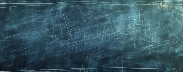 Wall Mural - Clean and scratched chalkboard background Generative Ai