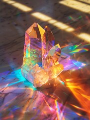 Canvas Print - Multicolored overlays for light effects at a radiant party.