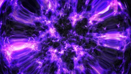 Wall Mural - purple mystic substance in liquid metal