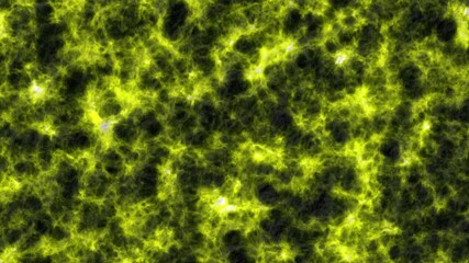 Wall Mural - green particle abstract background loop