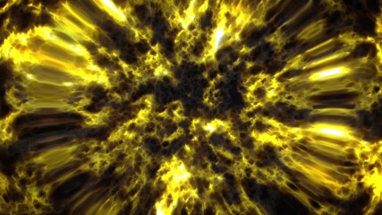 Wall Mural - abstract golden space texture loop