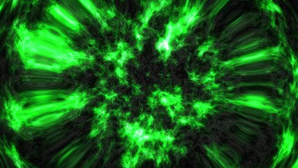 Wall Mural - metallic green abstract liquid holographic background