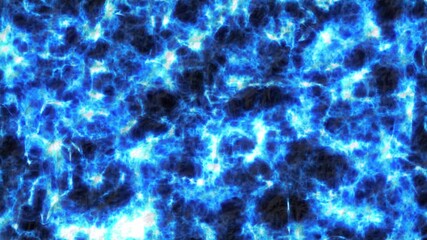Wall Mural - abstract blue shiny texture wave background seamless loop