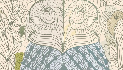 geometric abstract painting background