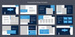 © plus _ stocks - modern minimalist medical presentation slide design template, business hospital dentist presentation layout vector.