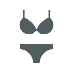 Wall Mural - swimsuit icon