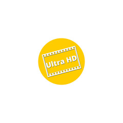 Poster - Ultra HD icon isolated on transparent background