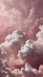 © Kasper - Dreamy pink wallpaper with cloud accents