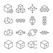 © MOHAMMEDANOWAR - Blocks Icon - Cube Icon Set